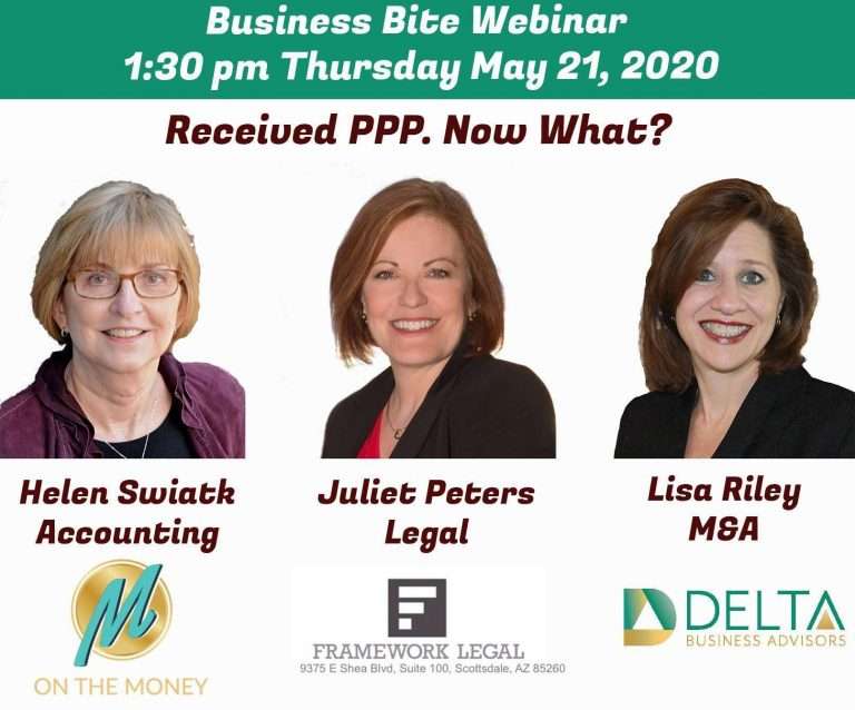 Business Bite Webinar:  Received PPP.  Now What?