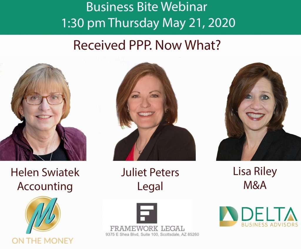 Business Bite Webinar: Received PPP. Now What? Business Sales and M&A Specialists