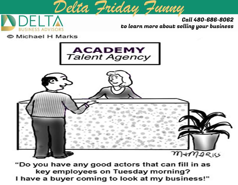 Tip #049 Key employees in place can be very important in the sale of a business! Key man