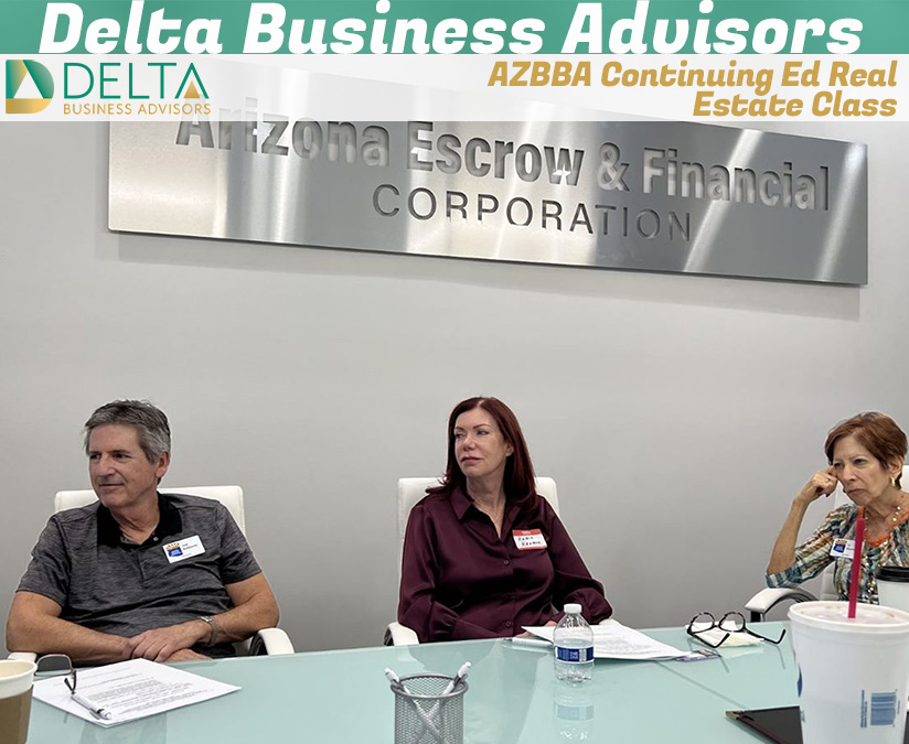 AZBBA continuing ed real estate class Continuing ED classes Business Sales