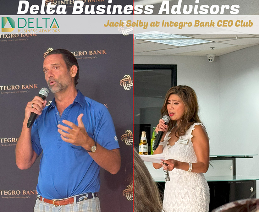 Jack Selby at Integro Bank CEO Club | Delta Business Advisors